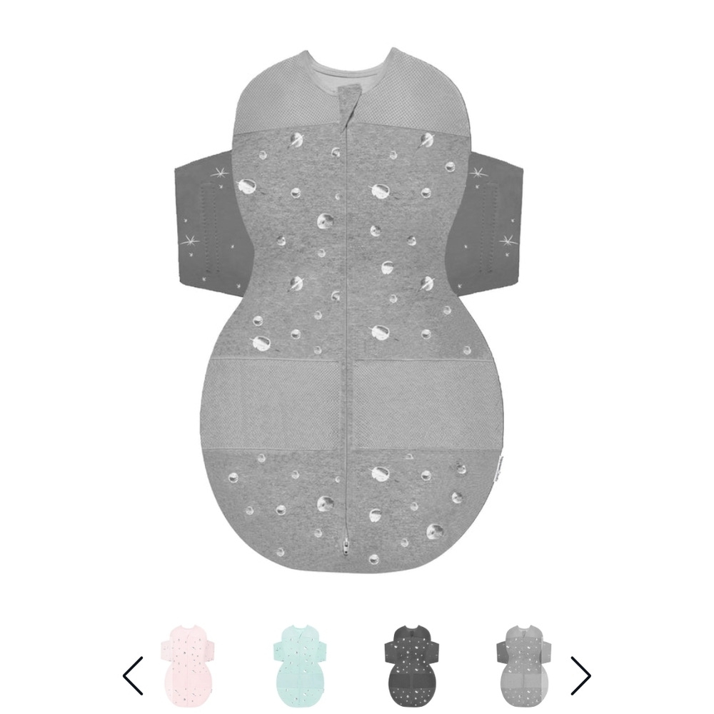 two snoo sleep sack (gray and navy,medium)